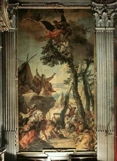 TIEPOLO, Giovanni Domenico The Gathering of Manna china oil painting image